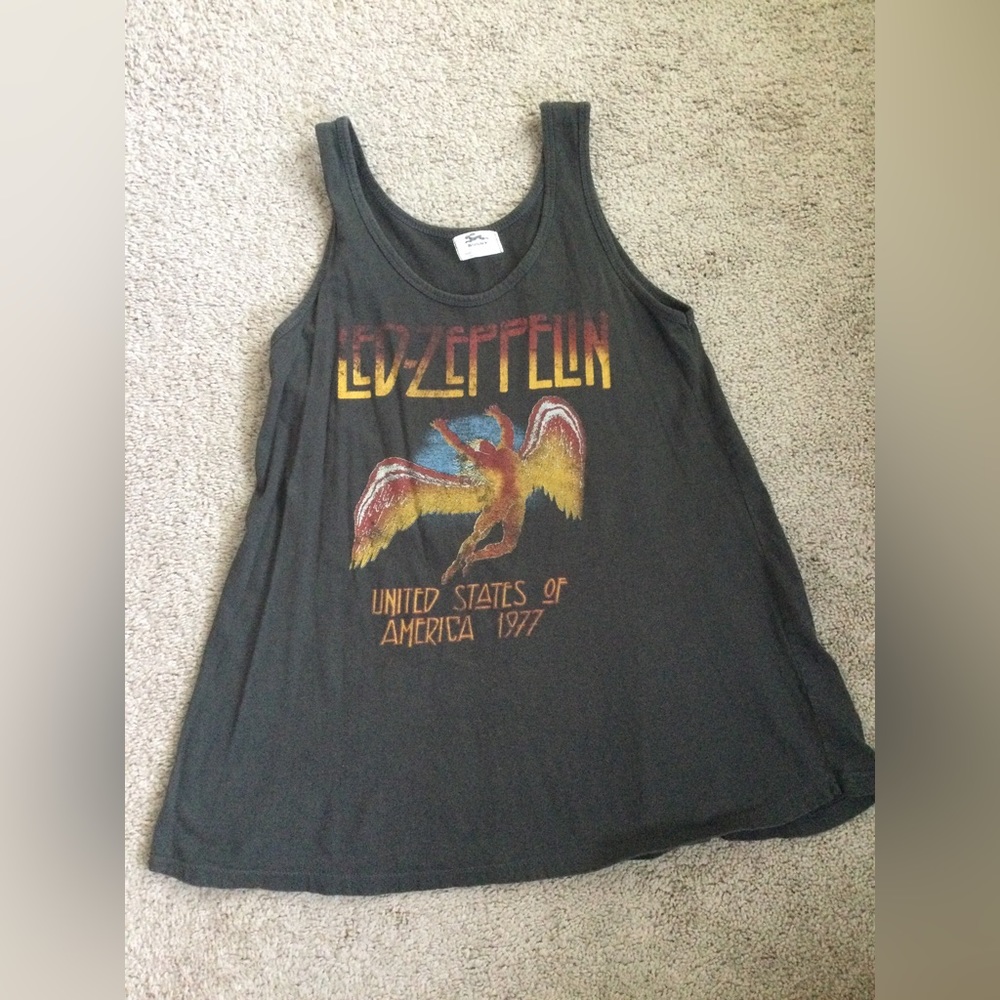 Led Zeppelin loose fit vintage tank